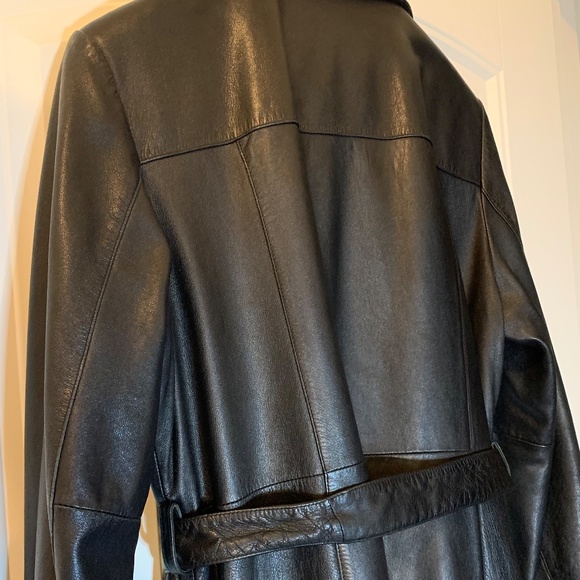 Wilson's Leather Belle Studio Full Length Leather Coat - Vintage - Picture 8 of 10